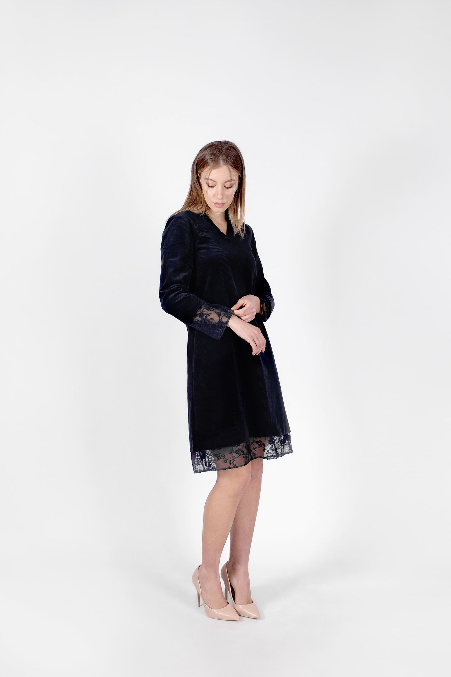 Abito donna in velluto