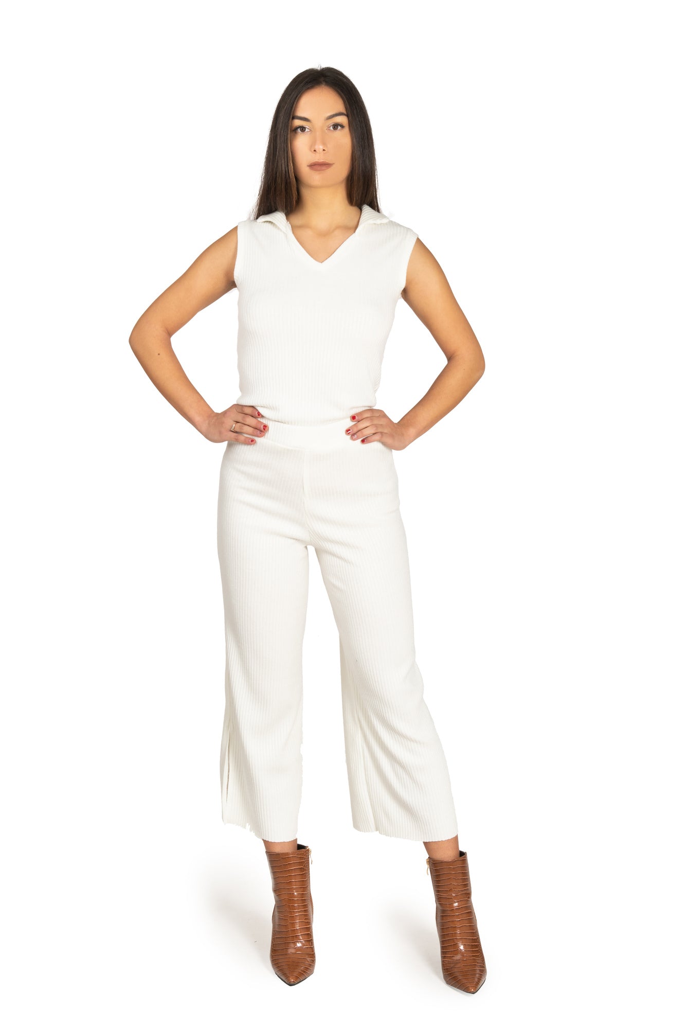 Polo smanicata donna