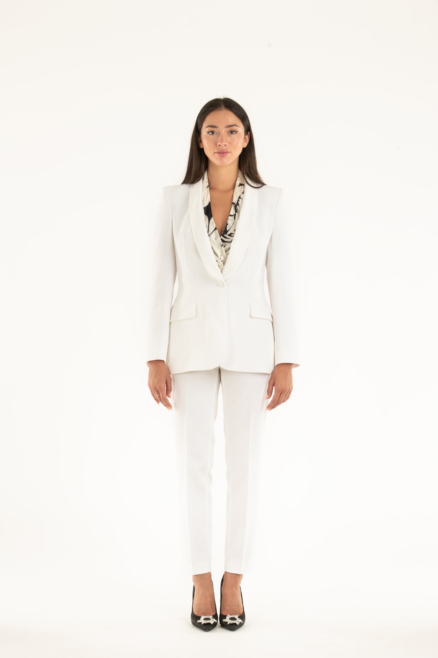 Smoking in Viscosa con Rever in Duchesse