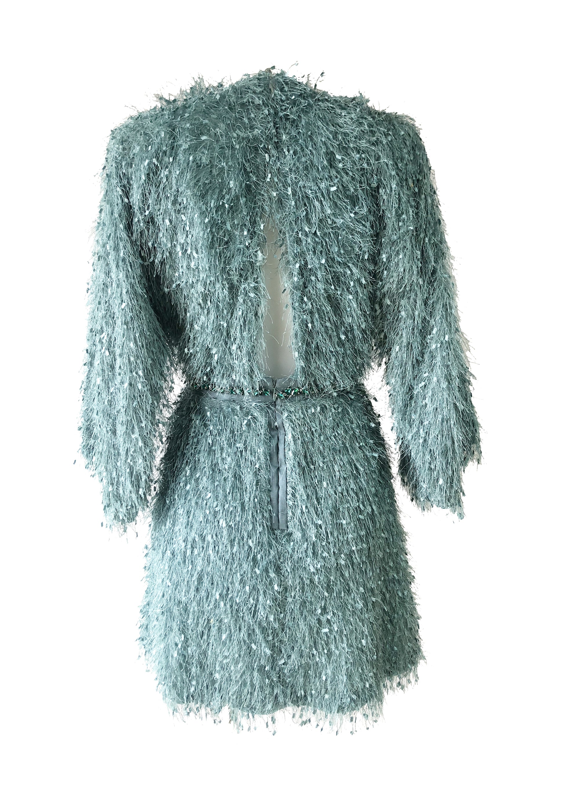 Abito donna corto in Tessuto Piumetta