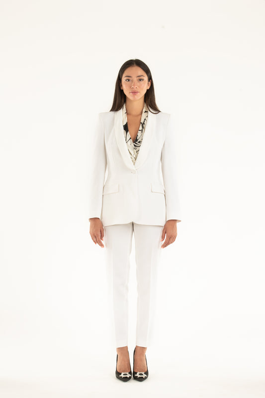 Smoking in Viscosa con Rever in Duchesse